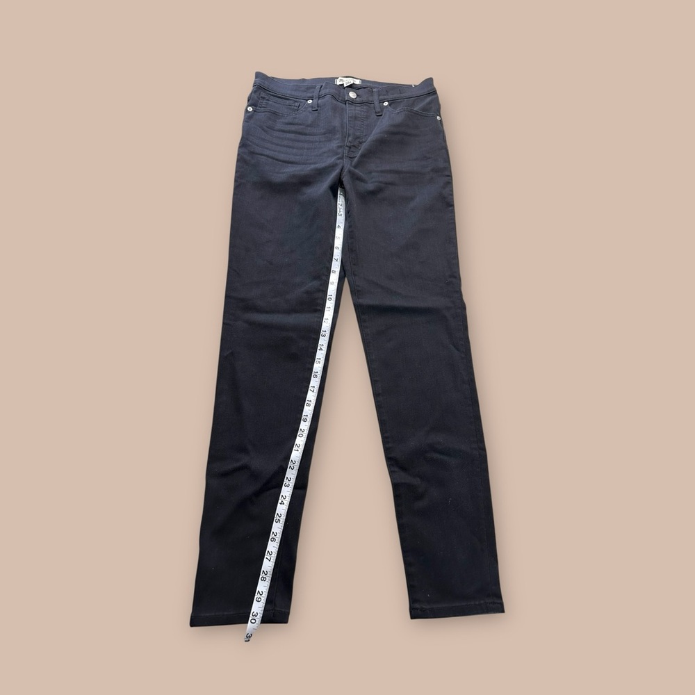 Madewell jeans 9” mid rise skinny size 31T black minimalist - Picture 3 of 8